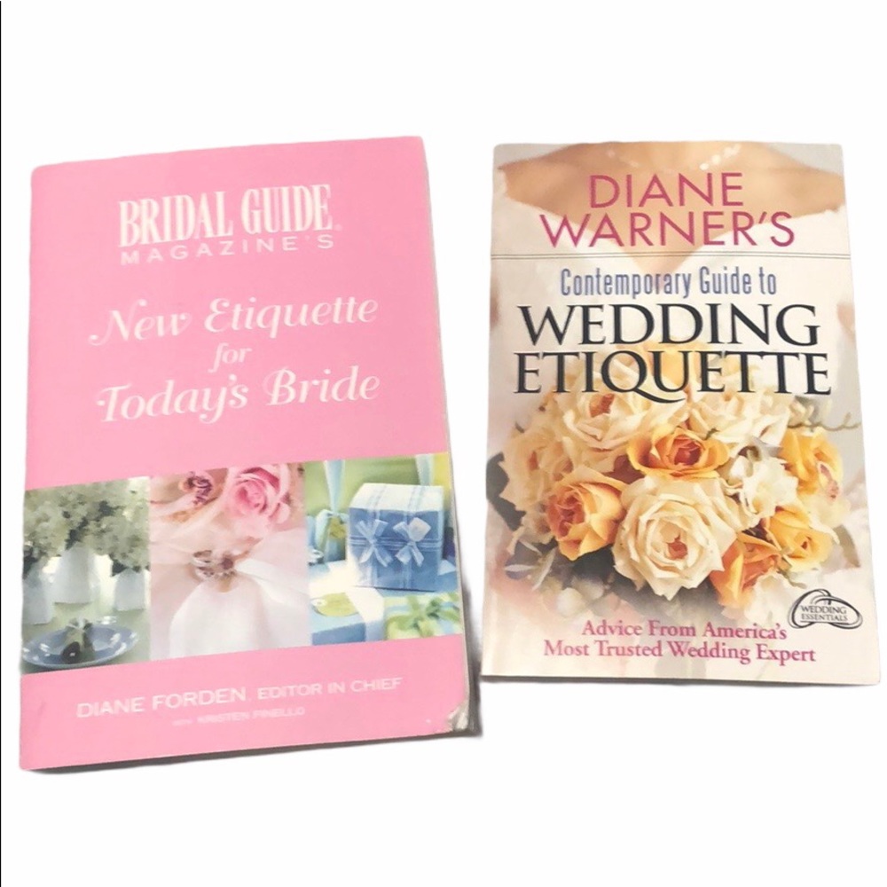 Two Wedding Etiquette Books